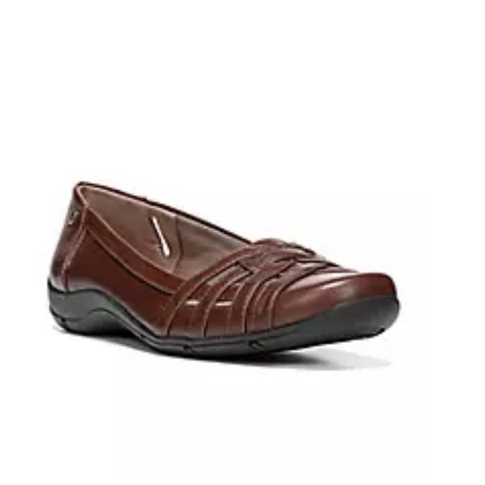 Lifestride soft system Diverse Flats in brown croco size 9.5W.